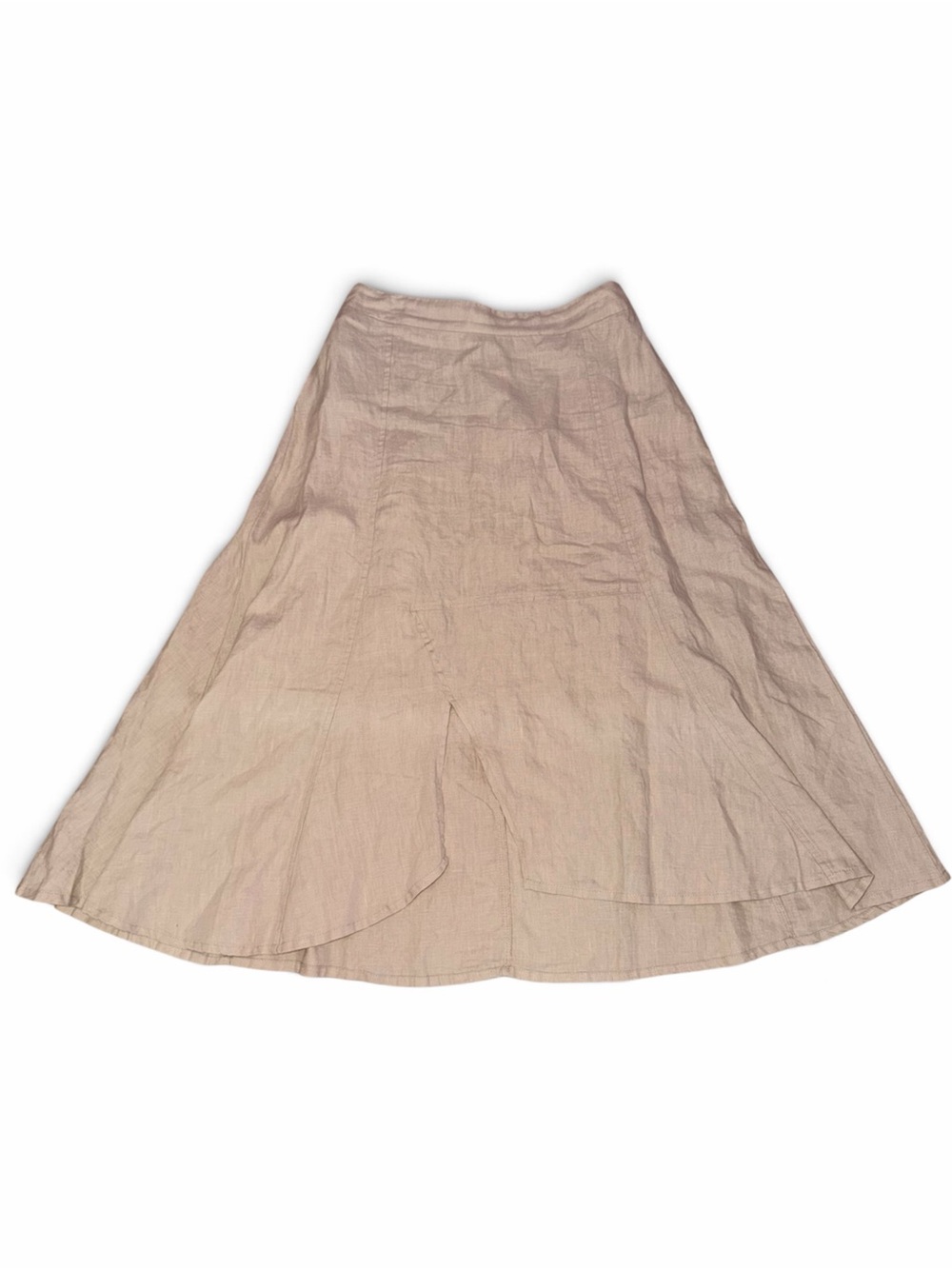 For Cynthia Soft Beige A-Line Skirt
